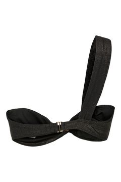 Pieces Bikini top un hombro glitter