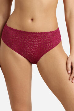 DIM Cueca invis&iacute;vel de renda floral