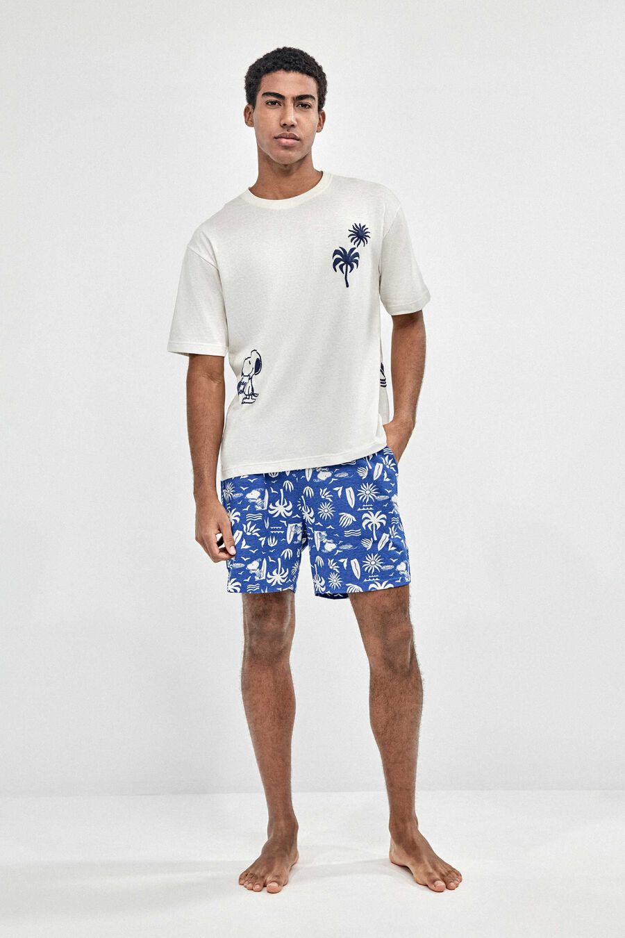 Pijama hombre estampado Snoopy