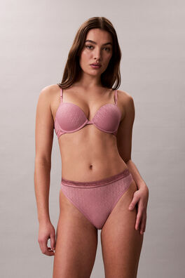 Sujetador push-up aros estampado