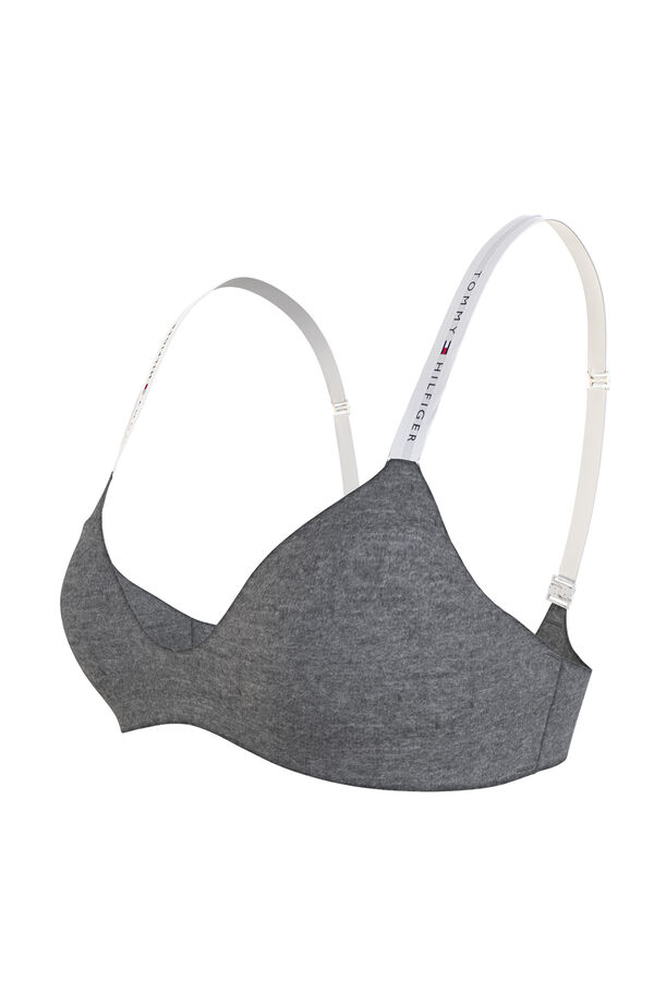 Womensecret Triangle bra with padding Grau