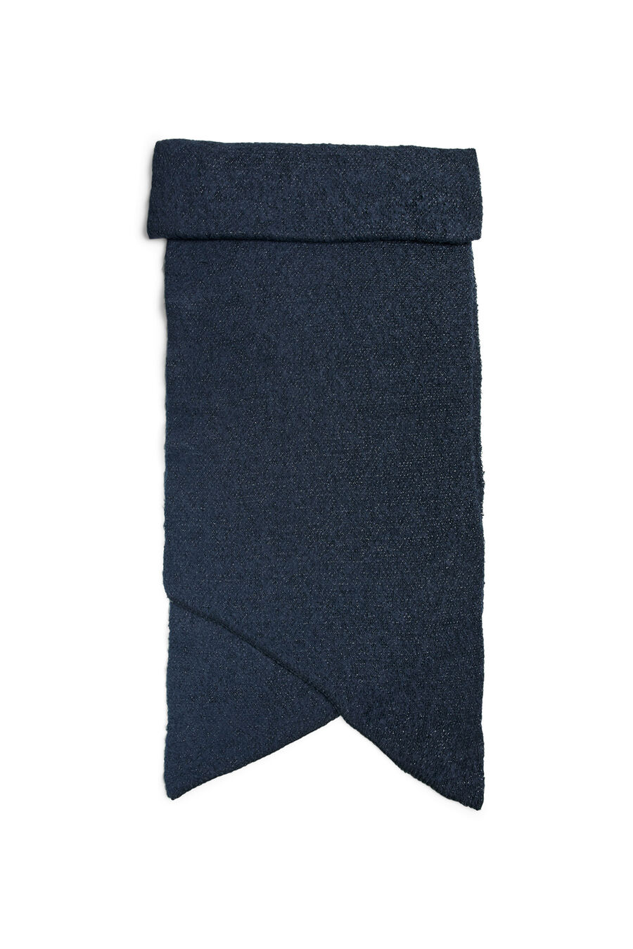 Bufanda larga asimétrica de lurex