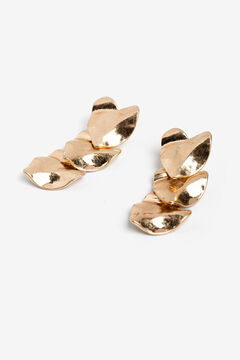 Vilanova Brincos compridos cora&ccedil;&otilde;es ondulados