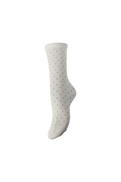 Pieces Meia estampada lurex