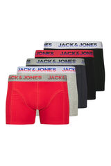 Jack & Jones Pack 5 boxer azul