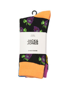 Jack & Jones Pack 3 calcetines frutas