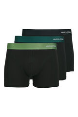 Jack & Jones Pack 3 boxers microfibra verde