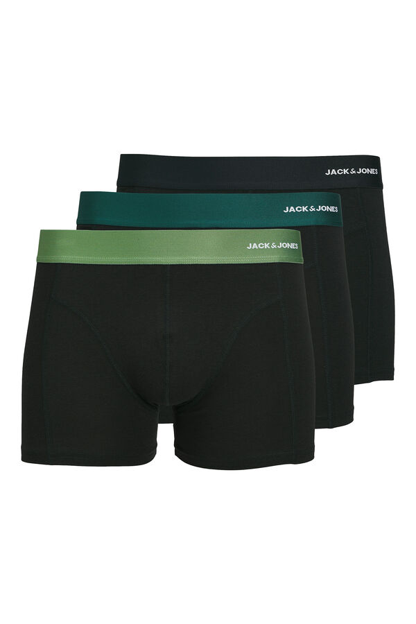 Jack & Jones Pack 3 boxers microfibra verde