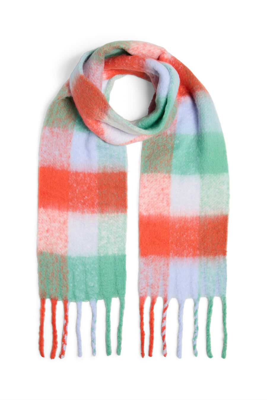 Bufanda básica flecos