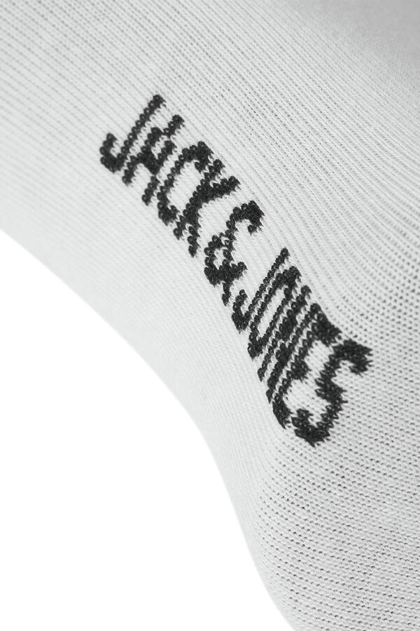 Jack & Jones Lot 7 chaussettes courtes basiques blanc