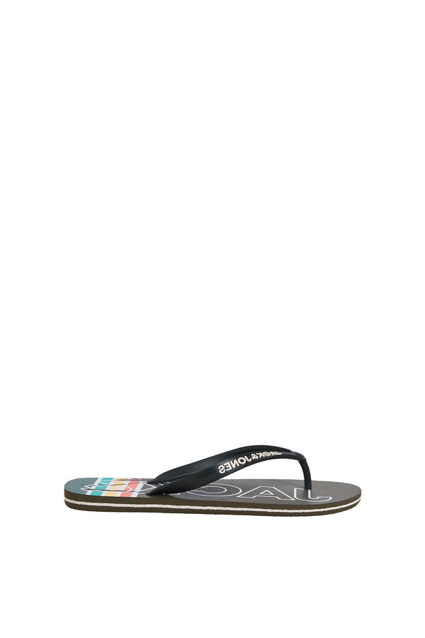 Jack & Jones Chanclas tipo flip-flop logo verde