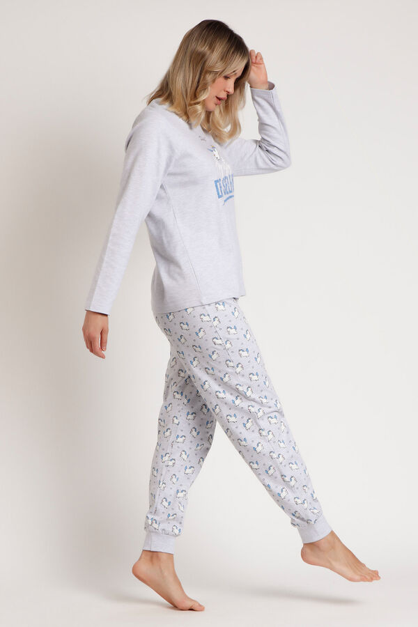 Mr. Wonderful Pijama mujer Mr. Wonderful Hoy estoy de Selfie gris