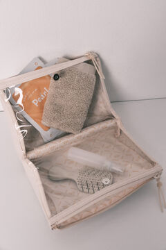 Women'secret Feh&eacute;r k&ouml;zepes dupla rekeszes neszesszer