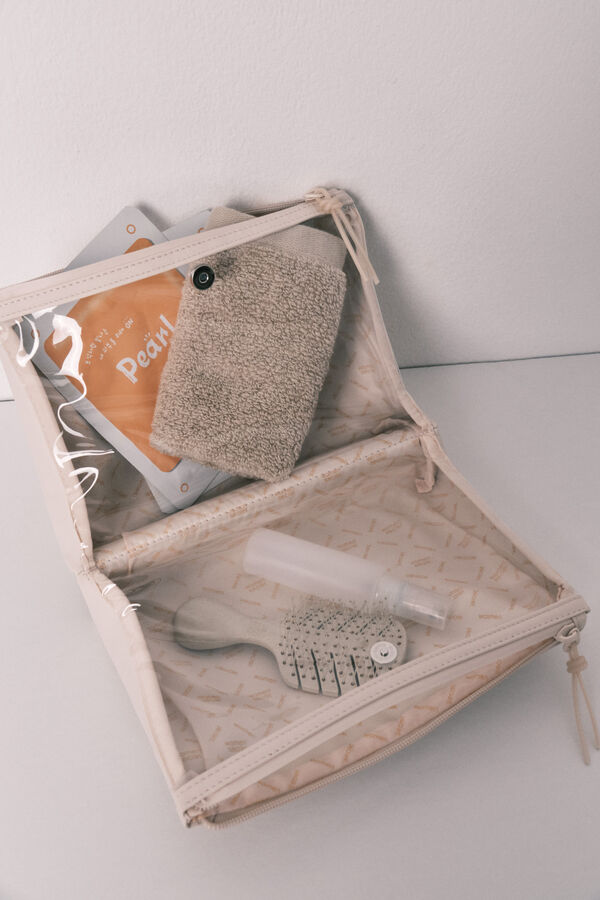 Women'secret Beli srednji dvostruki neseser Bež