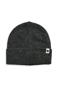 Pieces Gorro punto cl&aacute;sico coraz&oacute;n dobladillo