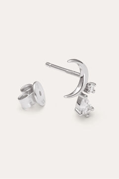 Singularu Pendiente Suelto Luna Spark Plata