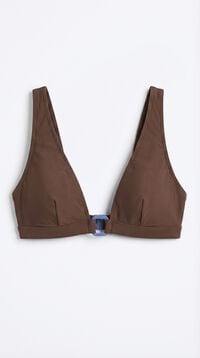 Women'secret Braon halter top bikinija