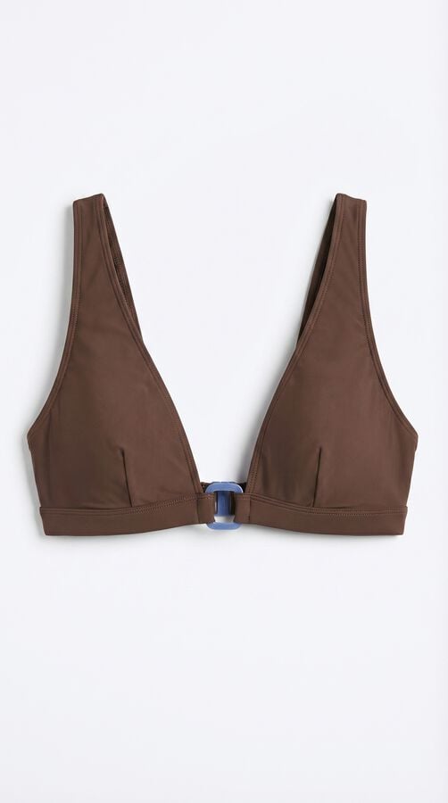 Women'secret Braon halter top bikinija Braon