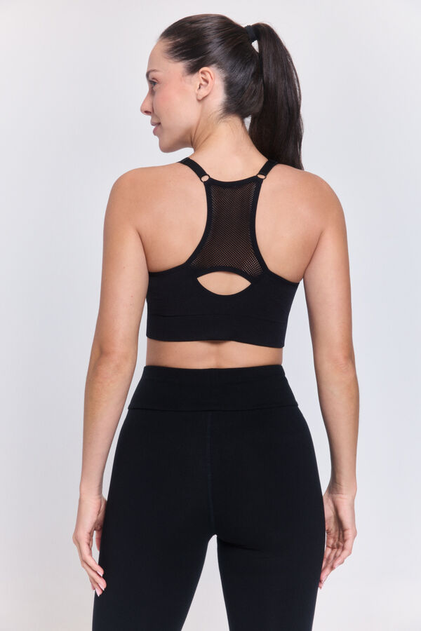 Only Play Sujetador intensidad media con copas negro