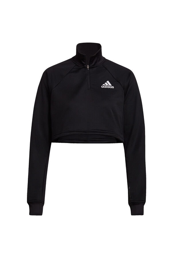 Womensecret Adidas Wms Tennis Mel Match Crop Jacket Black fekete