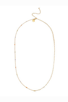 Singularu Collar Glam 90cm Acero Ba&ntilde;o Oro