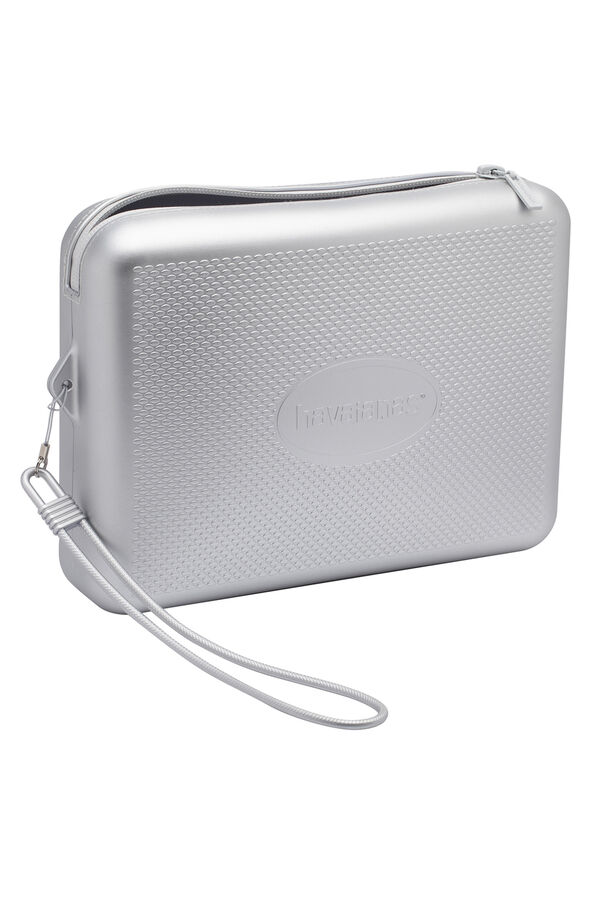 Havaianas Havaianas metallic beach vanity case  grey