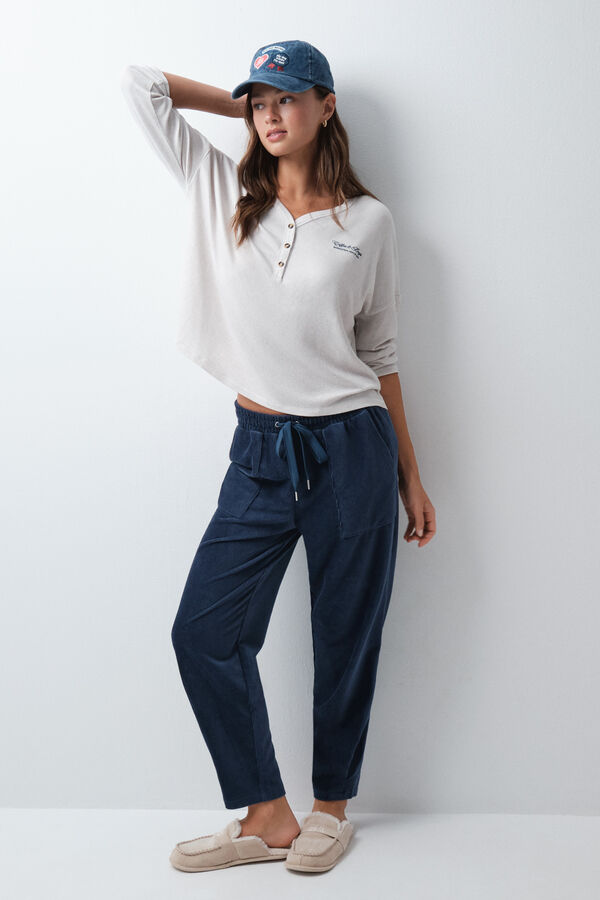 Women'secret Siva mekana pletena majica Siva
