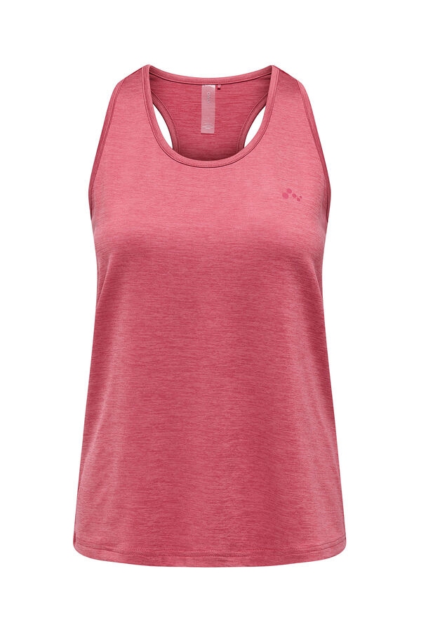 Only Play Coral stretch technical t-shirt pink