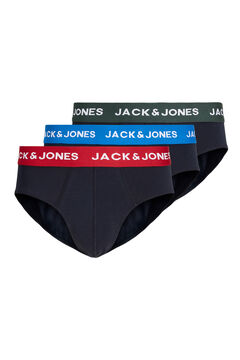Jack & Jones Pack 3 cuecas de algod&atilde;o