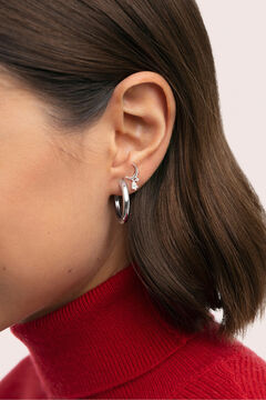 Singularu Pendiente Suelto Luna Spark Plata