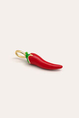 Singularu Charm Chili Pepper Gold Plated r&aacute;vasalt mint&aacute;s