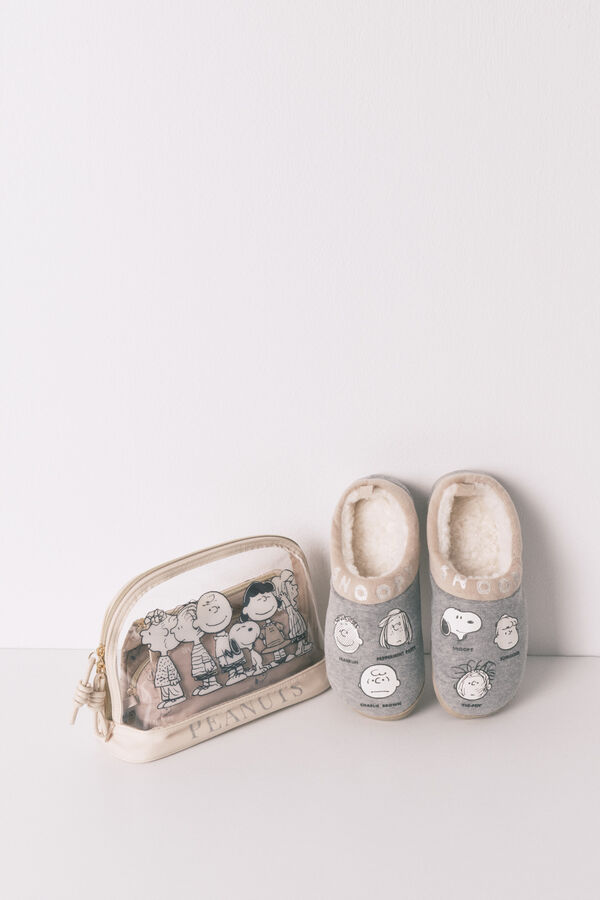 Women'secret Pack 3 neceseres estampado Snoopy nude