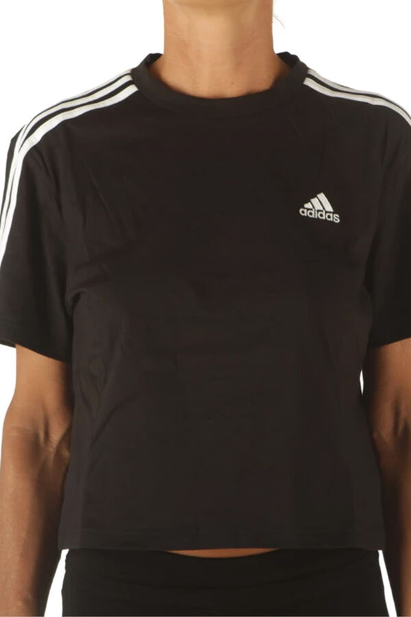 Adidas Camiseta crop Adidas logo negro