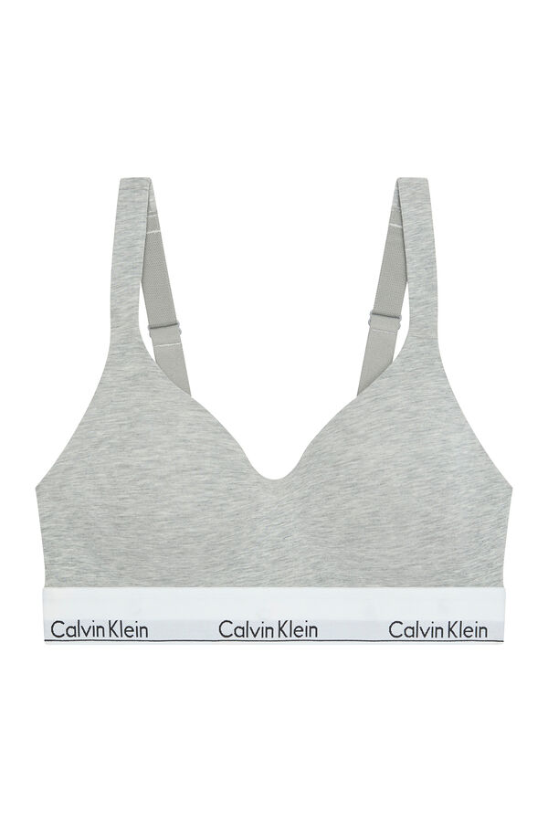 Calvin Klein Sujetador bralette gris