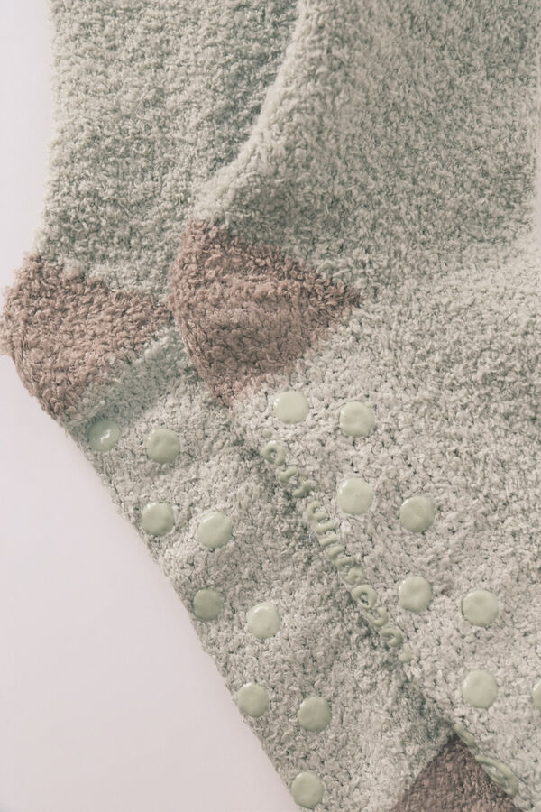 Women'secret Duge čarape sa raznobojni Grogu bojama Print