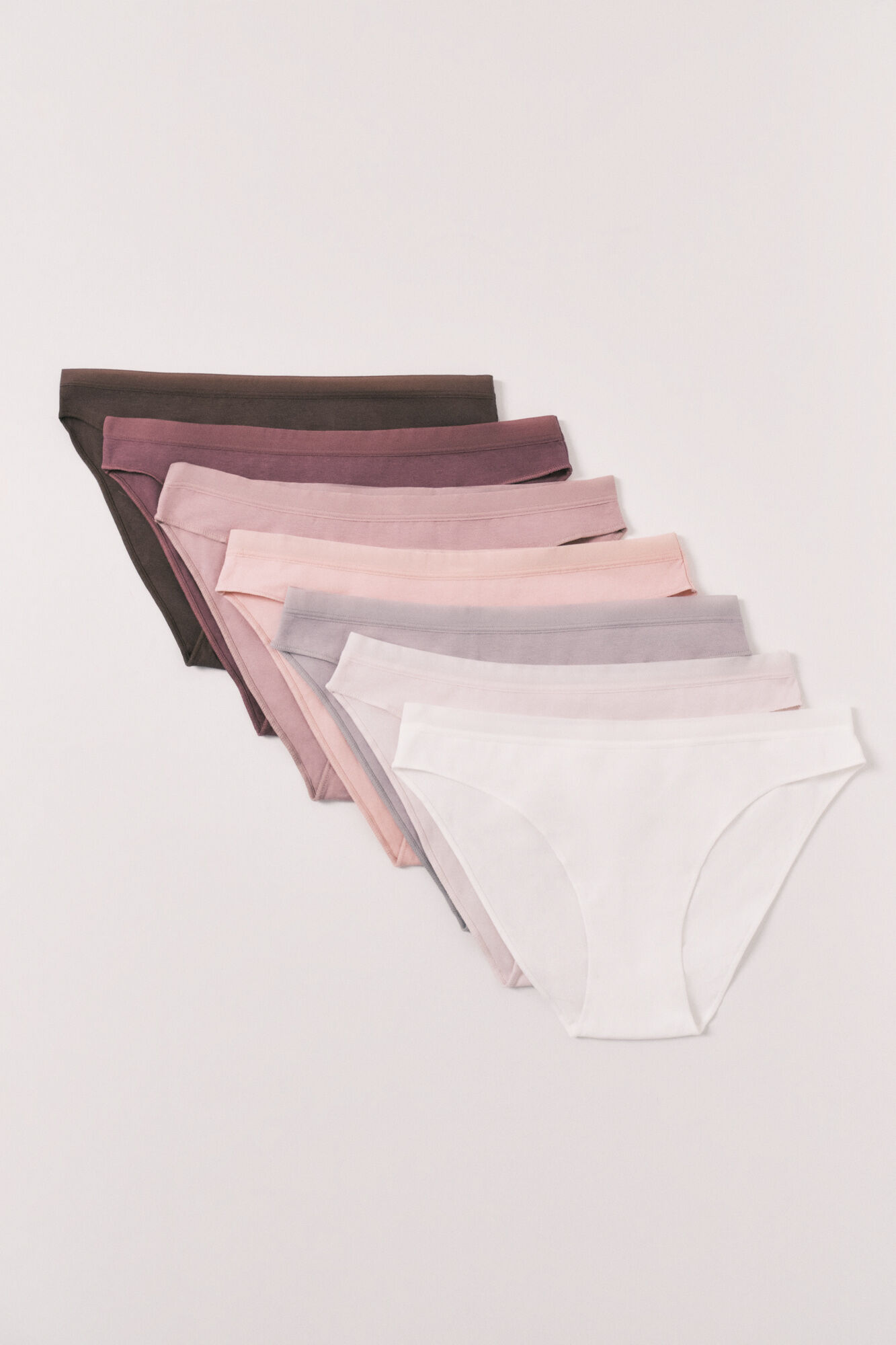 Women'secret Pack 7 bragas cl&aacute;sicas algod&oacute;n lisas