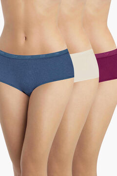 DIM Pack de 3 culottes em v&aacute;rias cores