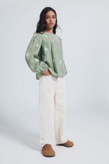 Jeans and blouse set