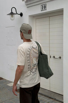 Sandal, trousers, bag, t-shirt and cap set