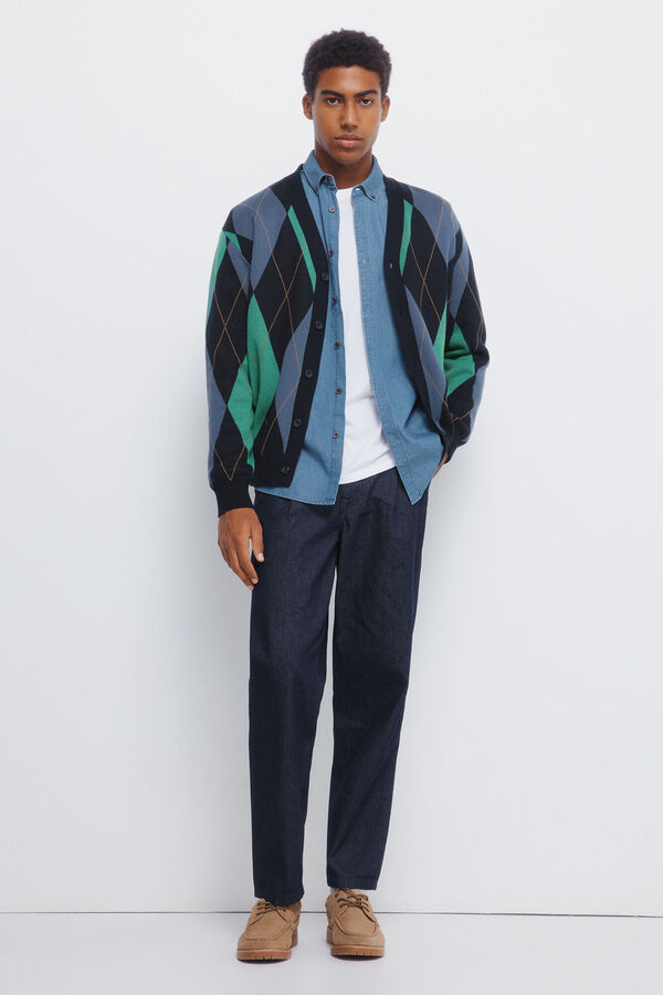 Pants and cardigan set