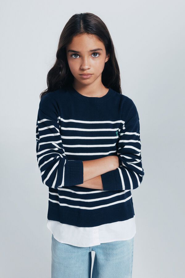 Girls, girls, sweater and jeans set