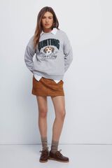 Skirt and sweatshirt set