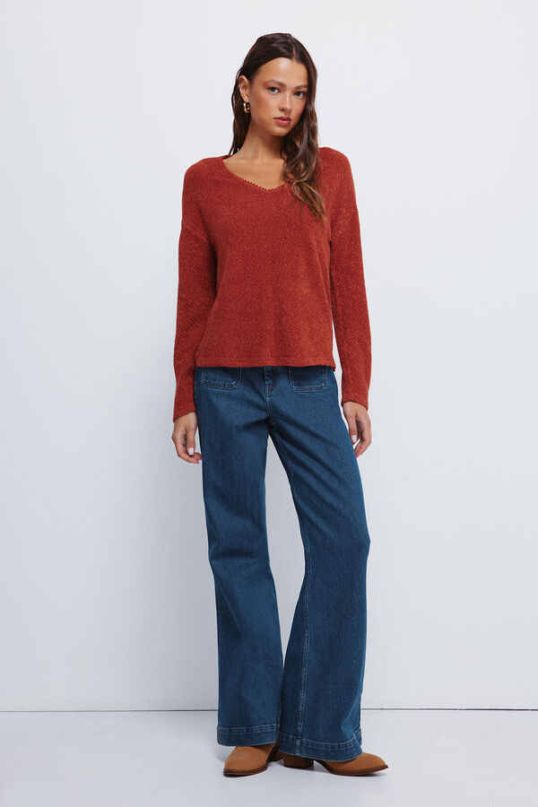 Jeans and neckline set