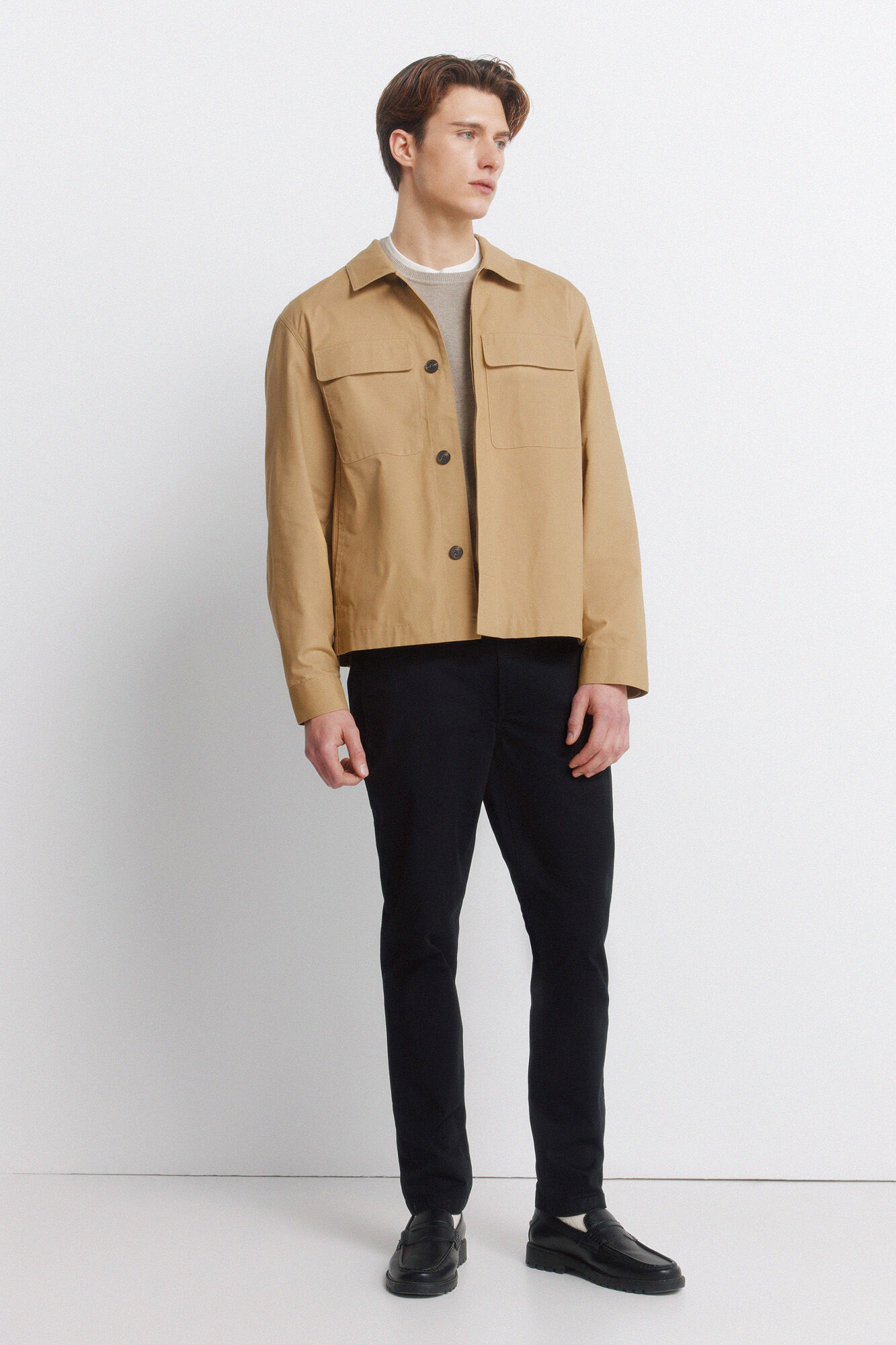 Overshirt and chinos set