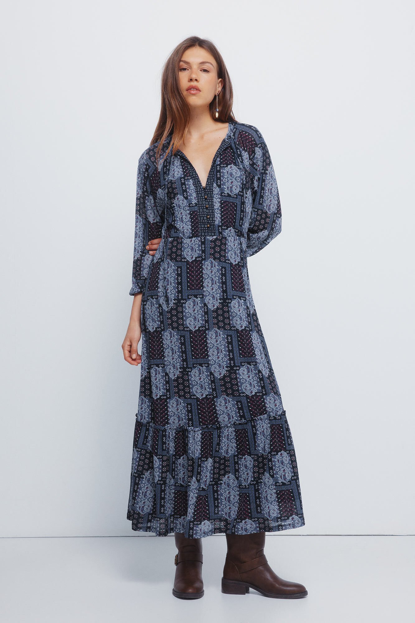 Conjunto de botas y vestido