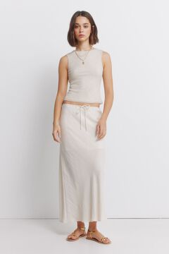 Conjunto de top y falda