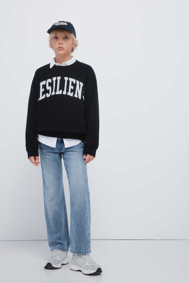 Jumper, boys and pads set