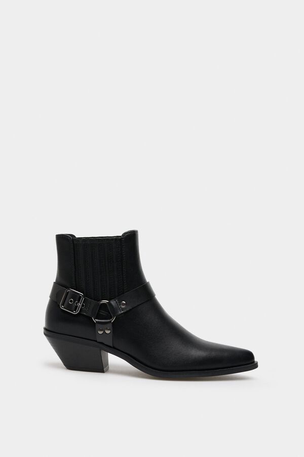 Sw 6932 Conjunto de botins, jaqueta e vaqueiros | SPF