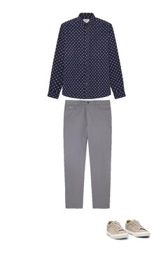Shirt, trainer and trousers set
