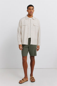 Overshirt and shorts set